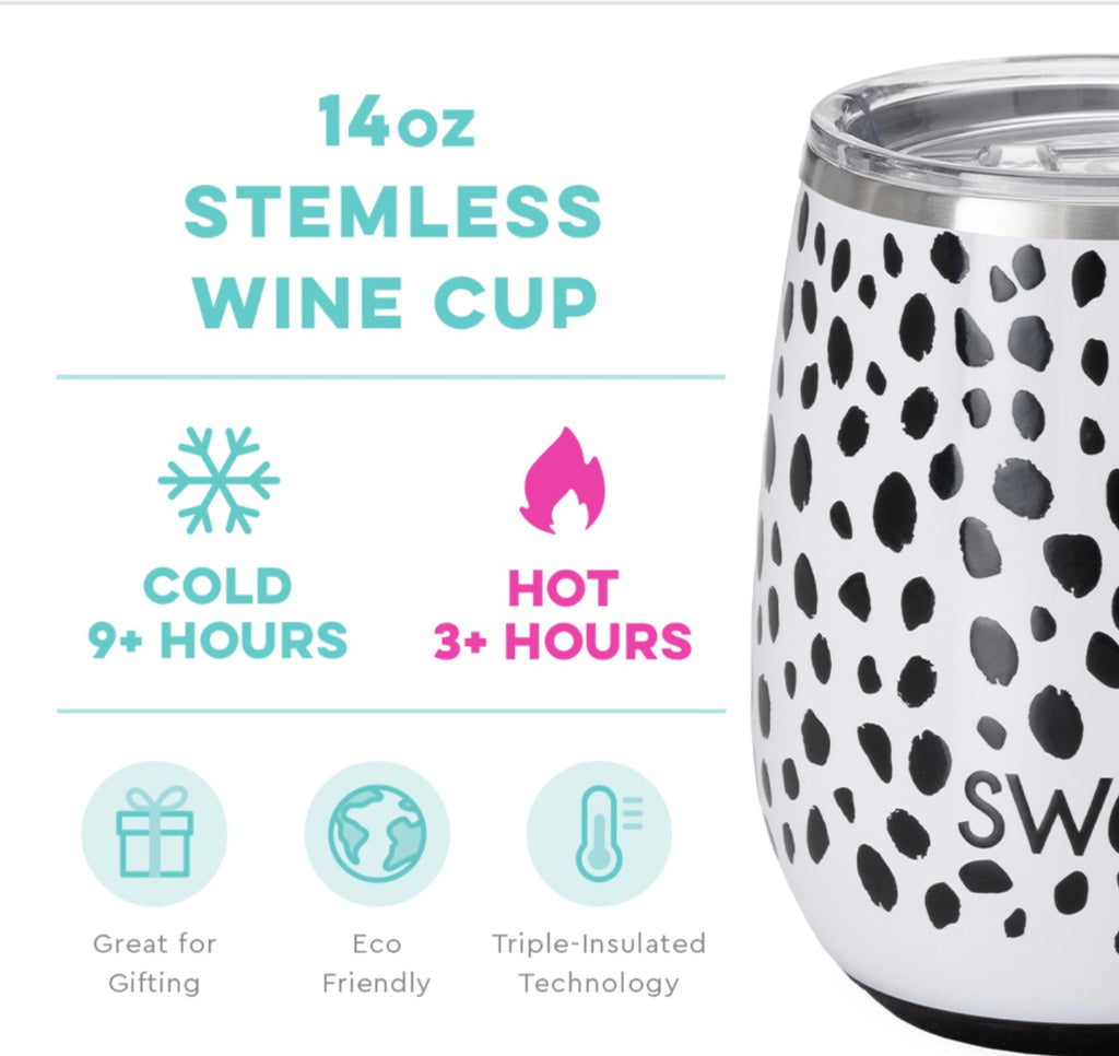 SWIG 14oz STEMLESS WINE CUP~SPOT ON